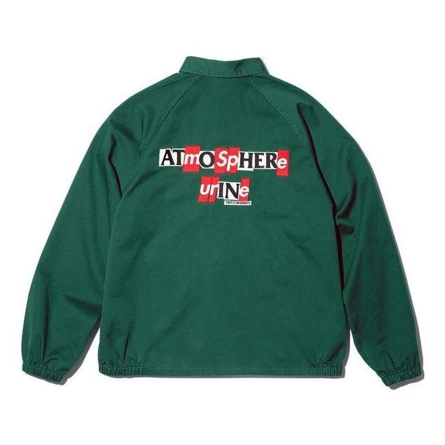 Supreme x Antihero Snap Front Twill Jacket 'Green Red' SUP-FW20-322 sold by KicksCrew product image thumbnail 2