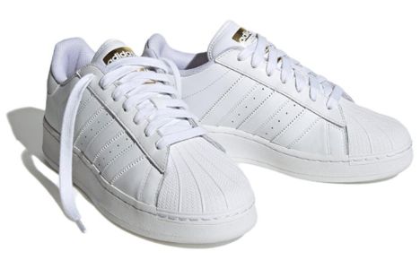 Adidas Originals Superstar XLG Shoes 'Cloud White Gold Metallic' ID4655 sold by KicksCrew
