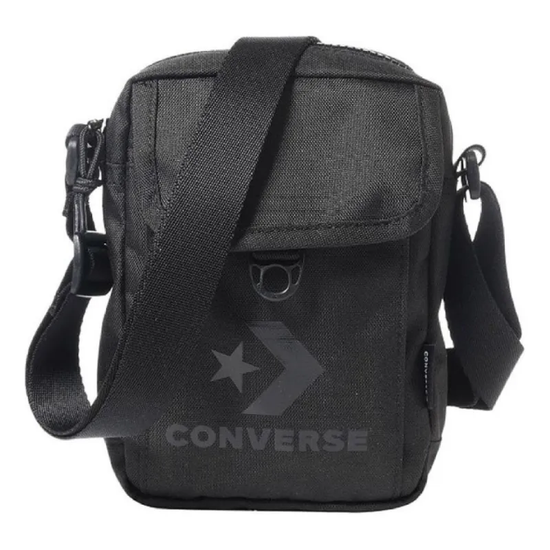 Converse Poly Color Cross Body Shoulder Bag 'Black' 10008299-A01 made by Converse