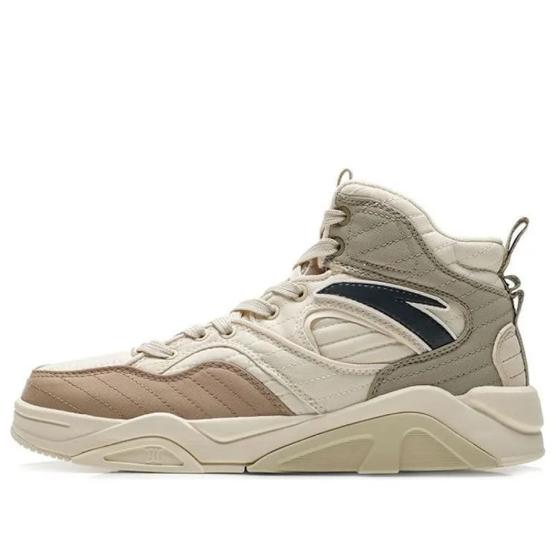 ANTA Life Series High-Top 'Trendy Versatile White Yellow' 112248088-3 sold by KicksCrew