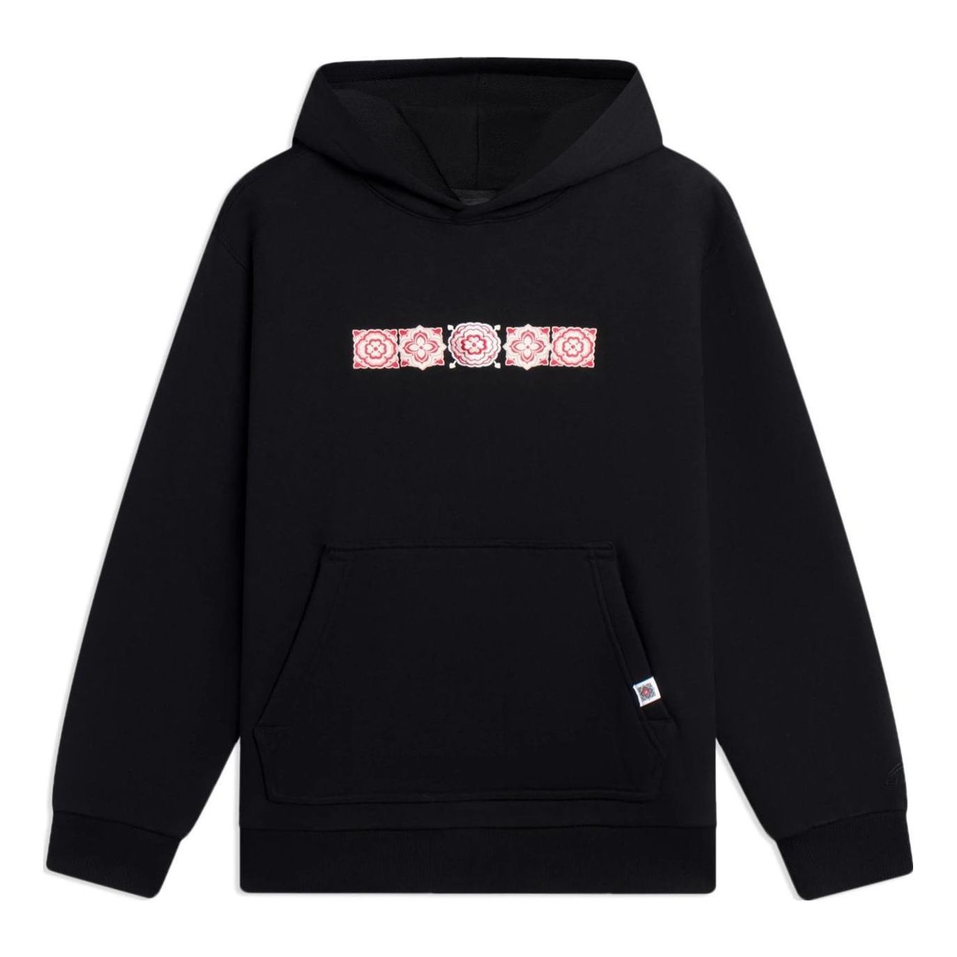 Li-Ning Graphic Hoodie 'Black' AWDSF49-1 sold by KicksCrew
