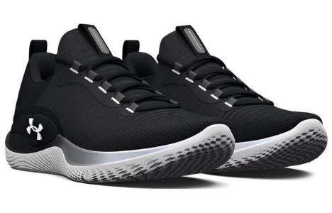 (WMNS) Under Armour Flow Dynamic 'Black White' 3026107-001 sold by KicksCrew