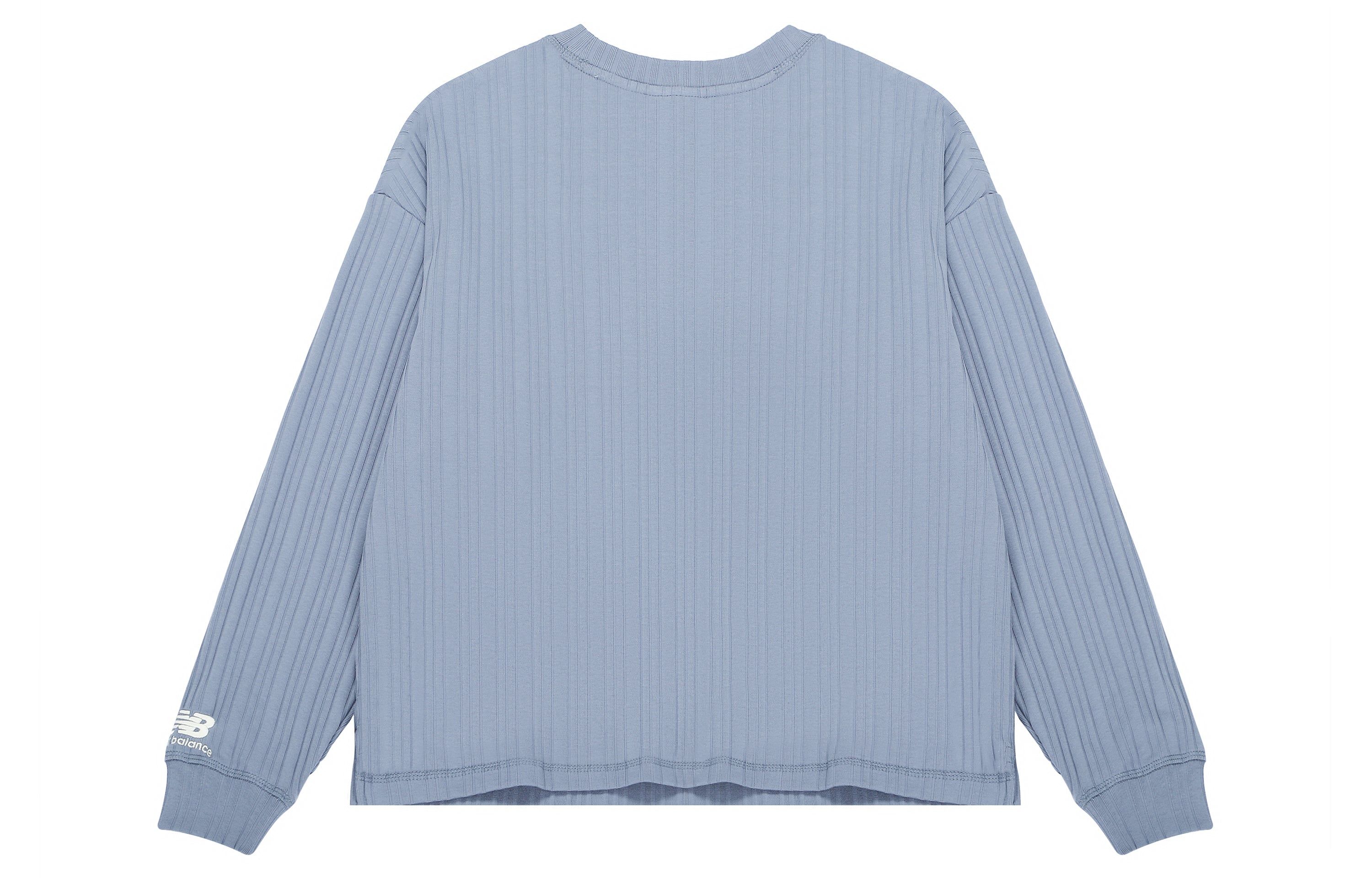 (WMNS) New Balance Casual Rib-Knit Top 'Blue' AWT23319-AGY sold by KicksCrew product image thumbnail 2
