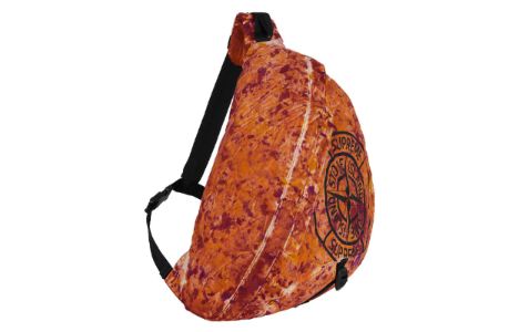 Supreme x Stone Island Printed Camo Nylon Shoulder Bag 'Orange Black' SUP-FW20-293 sold by KicksCrew