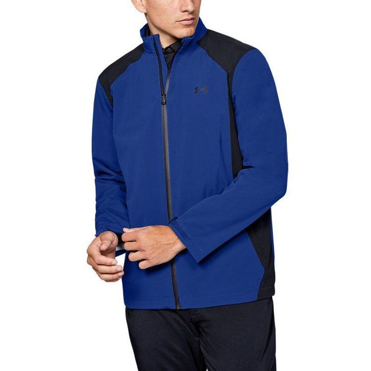 Under Armour Portrush Rain Logo Jacket 'Royal Blue' 1352108-400 sold by KicksCrew product image thumbnail 4