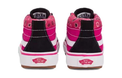 (GS) Vans Paisley Sk8-Mid Reissue 'Pink Black' VN0A5KROB9P sold by KicksCrew