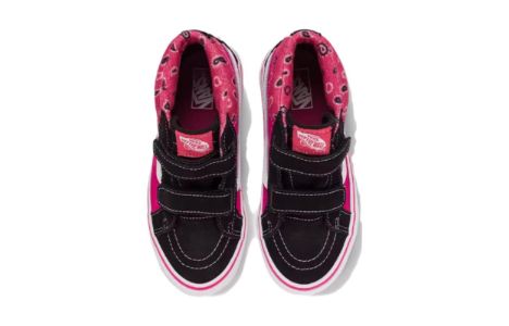 (GS) Vans Paisley Sk8-Mid Reissue 'Pink Black' VN0A5KROB9P sold by KicksCrew
