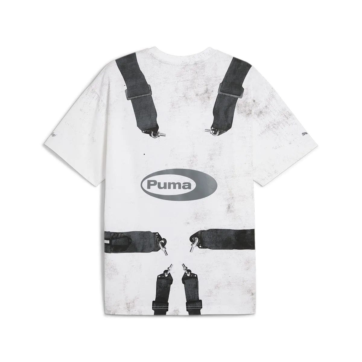 PUMA x A$AP ROCKY Seatbelt T-shirt 'White Black' 631040-01 sold by KicksCrew product image thumbnail 2
