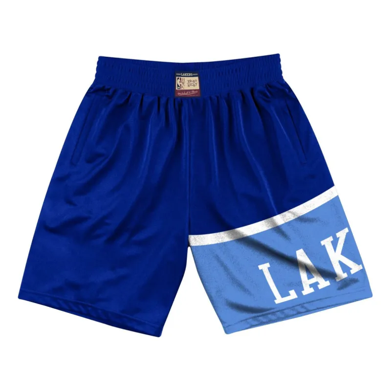 Mitchell & Ness Los Angeles Lakers 1959-60 Team Heritage Shorts 'Navy Blue' SHORAC19049-LALROYA59 sold by KicksCrew