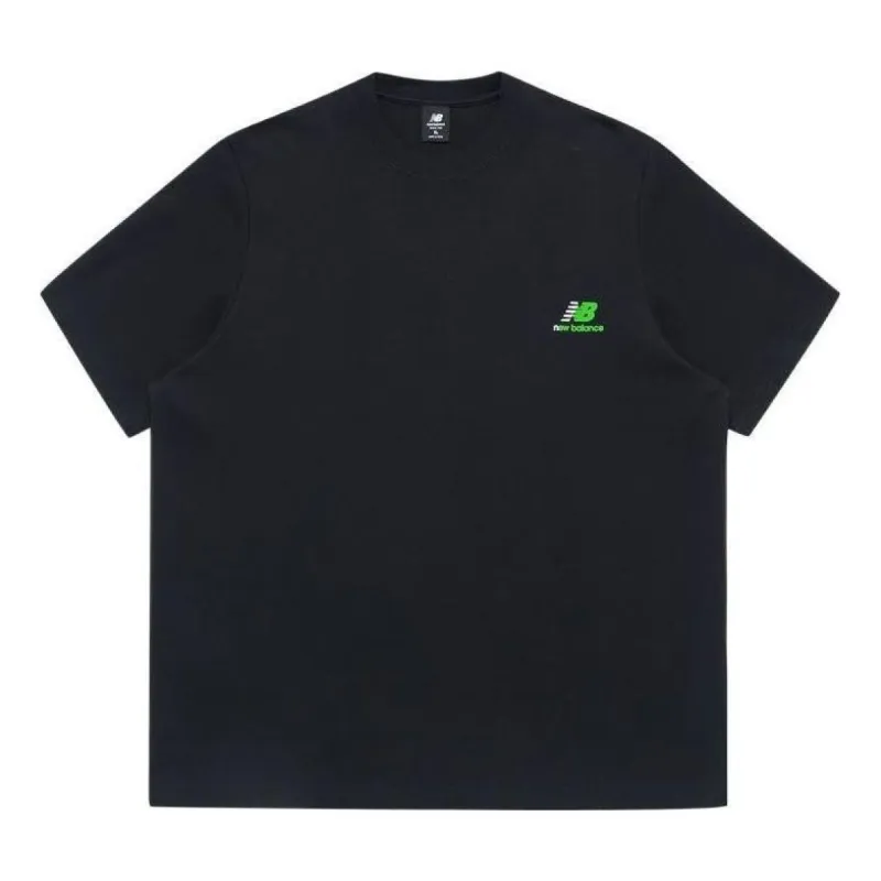 New Balance x Nice Rice Logo Tee 'Black' AMT22380-BK sold by KicksCrew