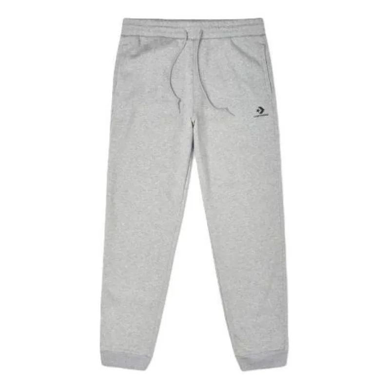Converse Go To Star Chevron Standard-Fit Fleece Sweatpants 'Grey' 10019925-A02 sold by KicksCrew