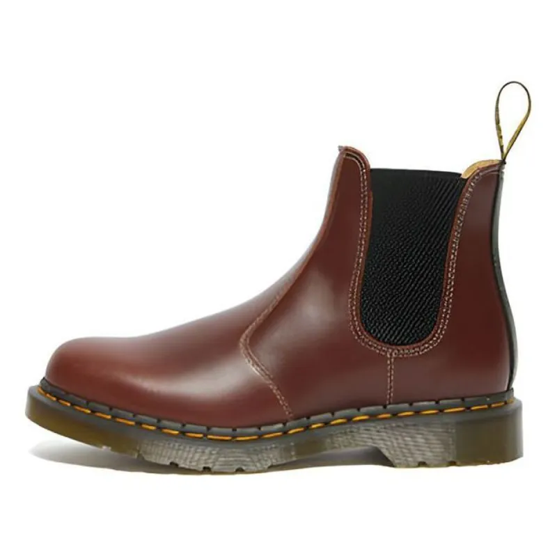 Dr. Martens 2976 Abruzzo Leather Chelsea Boots 'Brown Black' 27547201 sold by KicksCrew