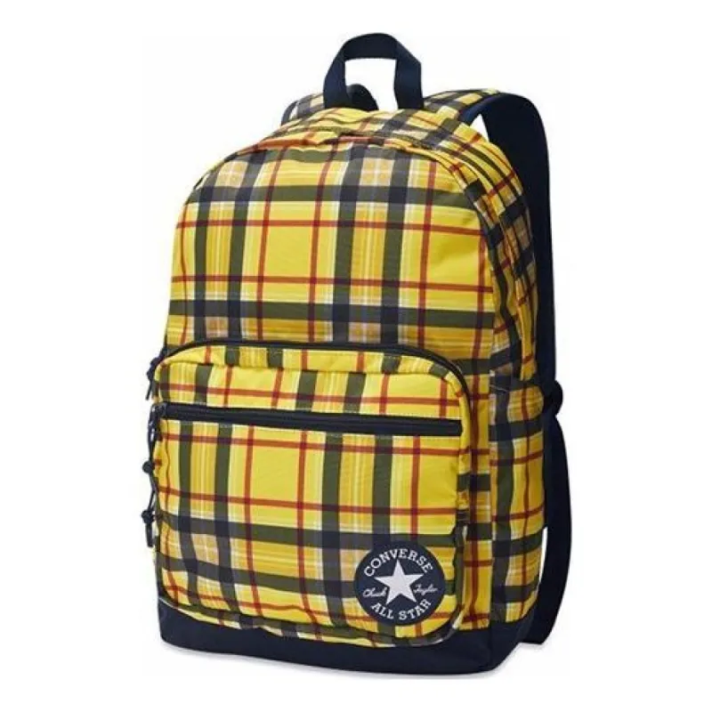 Converse Go 2 Plaid Backpack 'Yellow' 10019901-A02 sold by KicksCrew