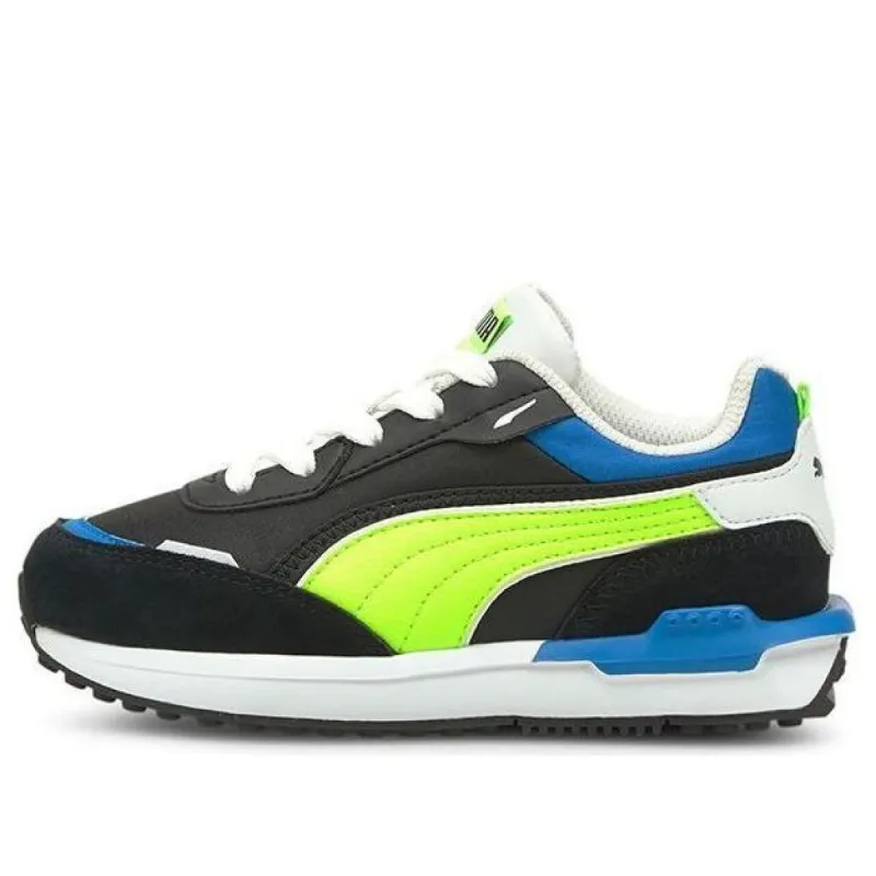 (PS) Puma City Rider Electric 'Black Green Glare' 382669-01 sold by KicksCrew