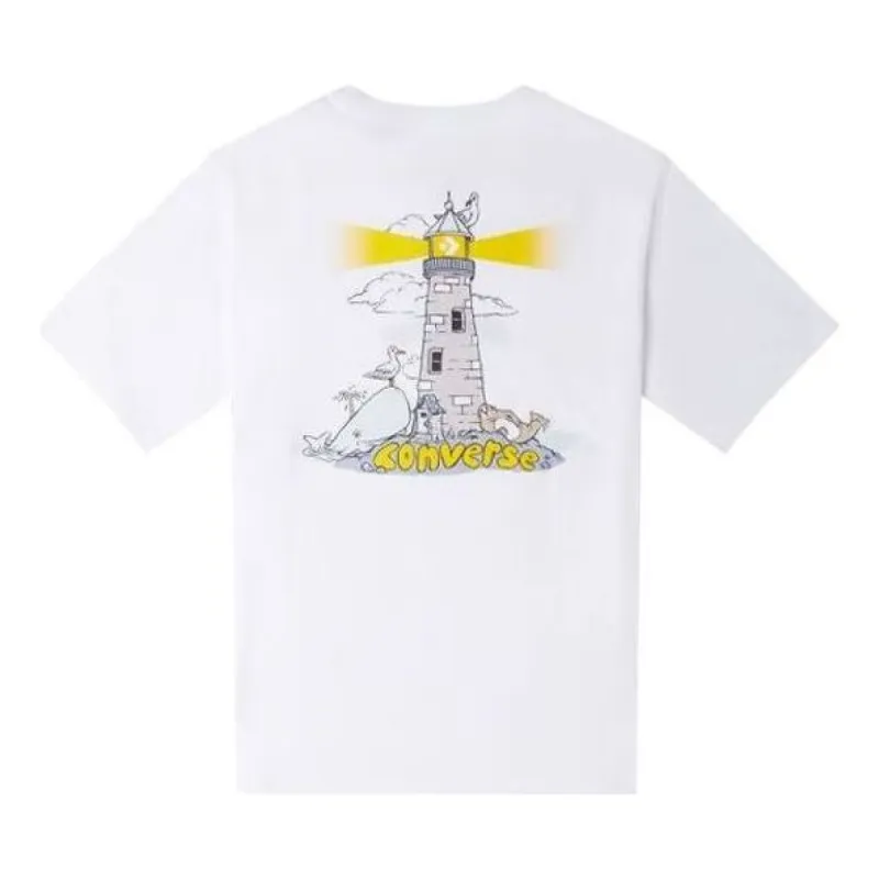 Converse Lighthouse T-shirt 'White' 10024760-A02 sold by KicksCrew