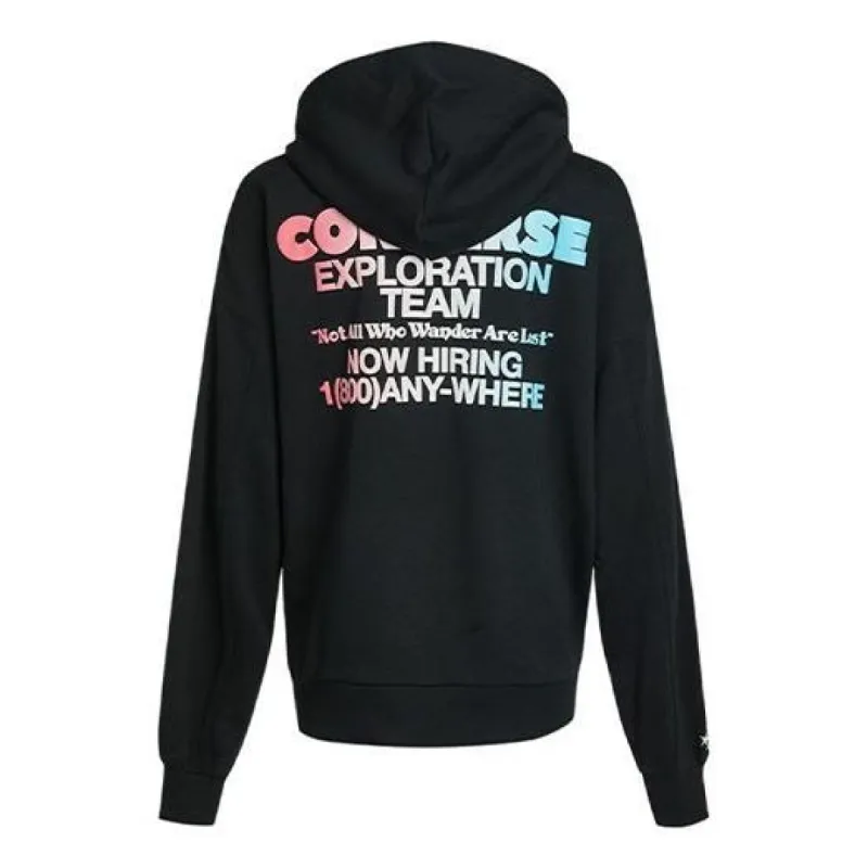 (WMNS) Converse Exploration Team Hoodie 'Black' 10022259-A01 sold by KicksCrew