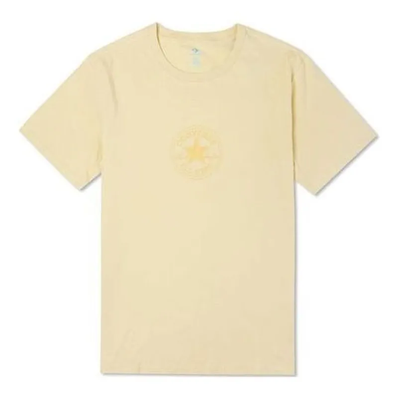 Converse Tonal All Star Patch Graphic T-Shirt 'Yellow' 10023285-A01 sold by KicksCrew