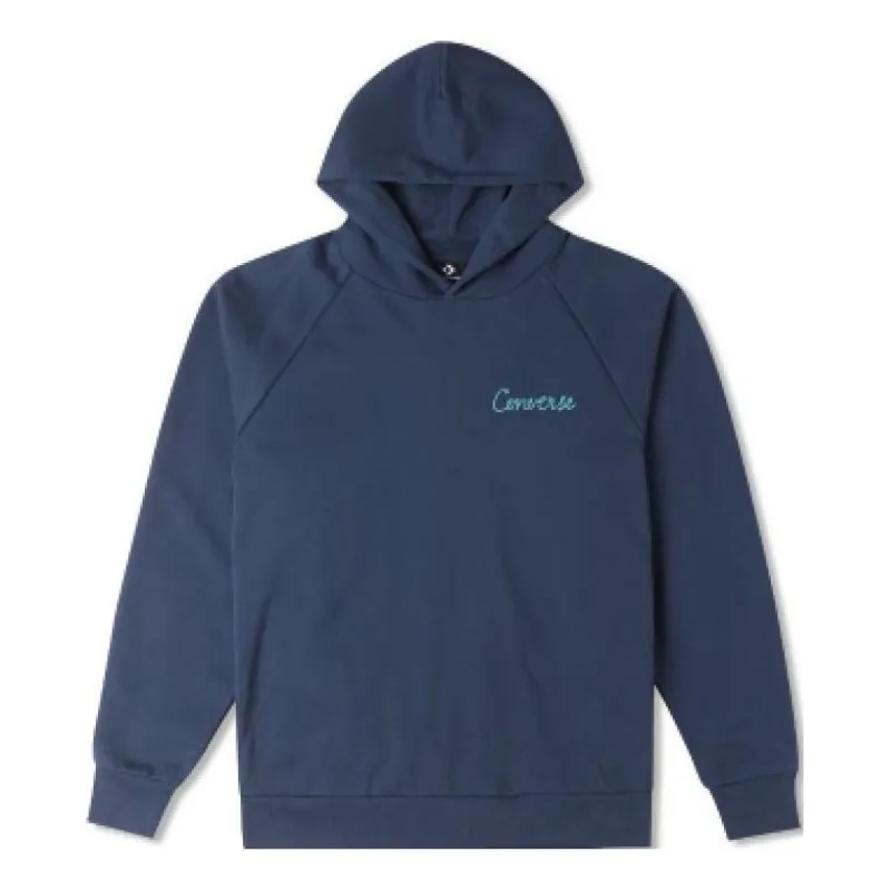 Converse Raglan Elevated Hoodie 'Navy' 10024580-A02 sold by KicksCrew