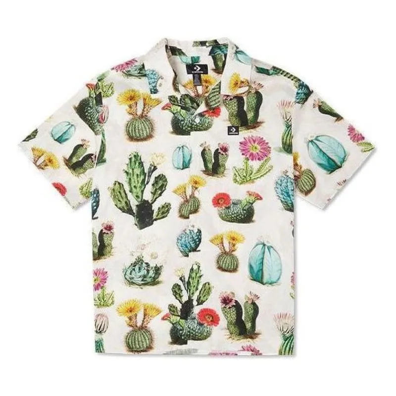 Converse Plant Printed Resort Shirt 'Desert Sand Cactus Multi' 10023277-A03 sold by KicksCrew