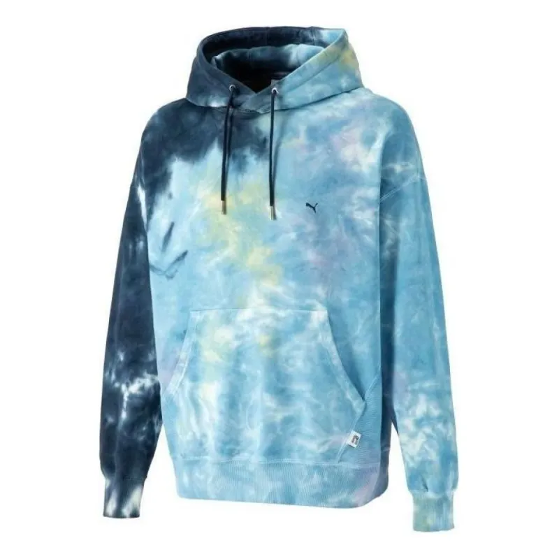 Puma MMQ Tie Dye Hoodie 'Blue' 539575-06 sold by KicksCrew