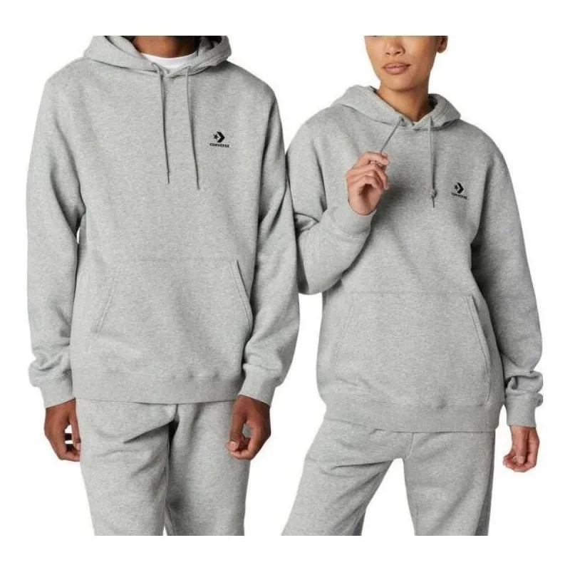 Converse Go-To Embroidered Star Chevron Standard Fit Hoodie 'Vintage Grey Heather' 10024509-A06 sold by KicksCrew