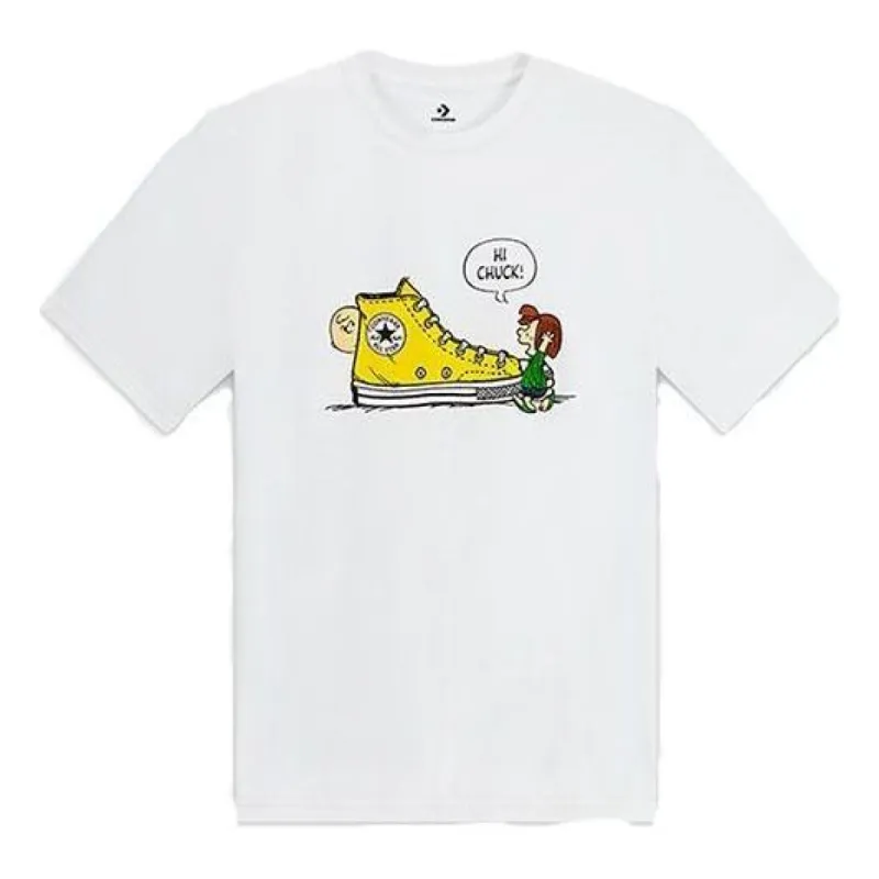 Converse x Peanuts Chuck T-Shirt 'White' 10024373-A01 sold by KicksCrew