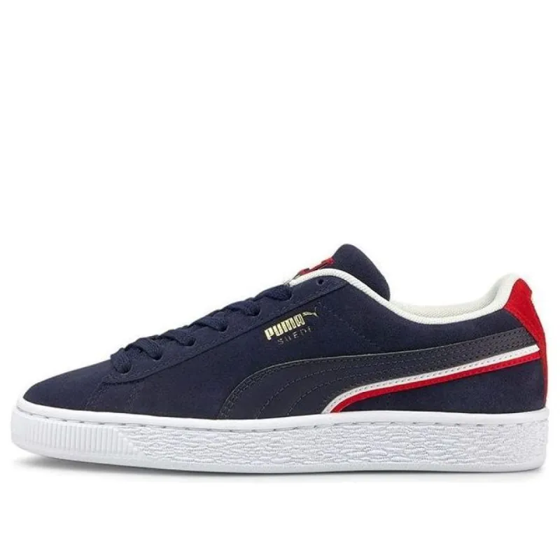 (GS) Puma Suede Triplex 'Peacoat High Risk Red' 382685-02 sold by KicksCrew