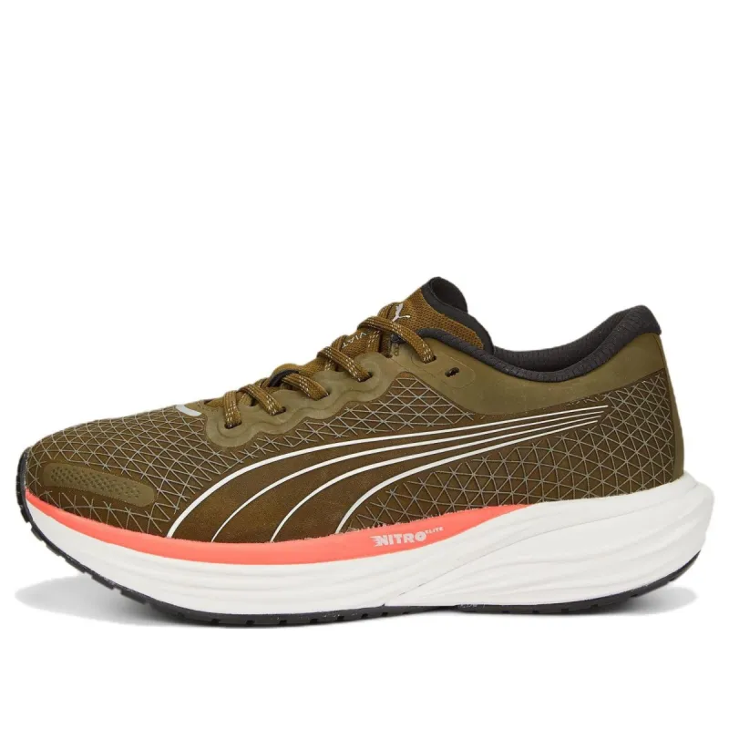 (WMNS) PUMA Deviate Nitro 2 Winterised 'Deep Olive-Salmon' 376857-02 sold by KicksCrew