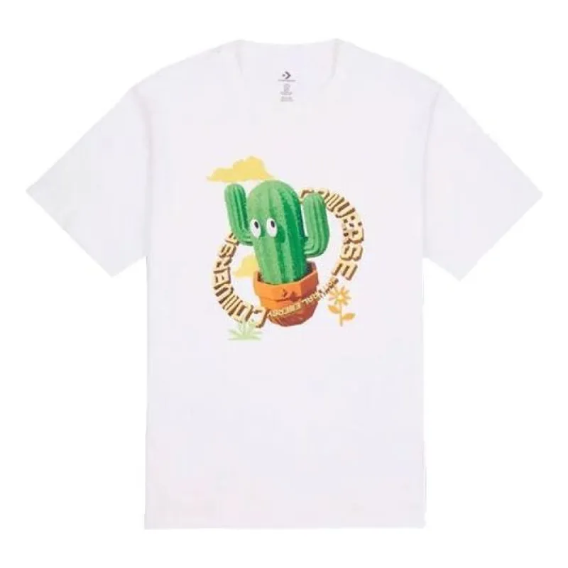 Converse Animated Cactus Graphic Tee 'White' 10023995-A01 sold by KicksCrew
