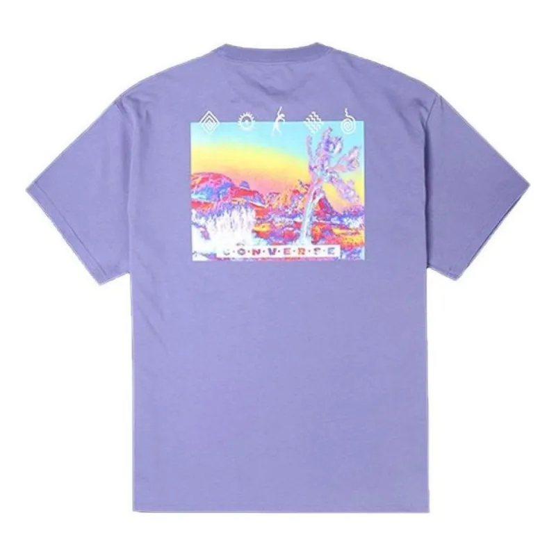 Converse Inverted Desert Graphic T-Shirt 'Slate Lilac' 10023994-A02 sold by KicksCrew