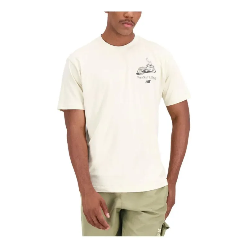 New Balance Essentials Cafe Java Cotton Jersey T-Shirt 'Beige' MT31561-BE sold by KicksCrew
