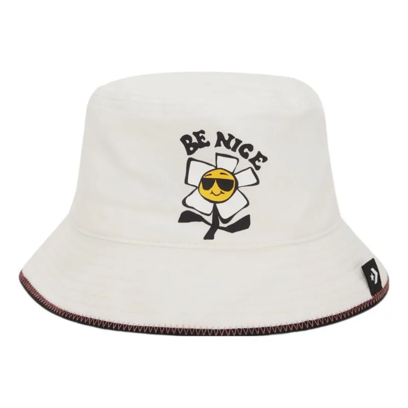 Converse Be Nice Chambray Bucket Hat 'Egret' 10023133-A01 sold by KicksCrew