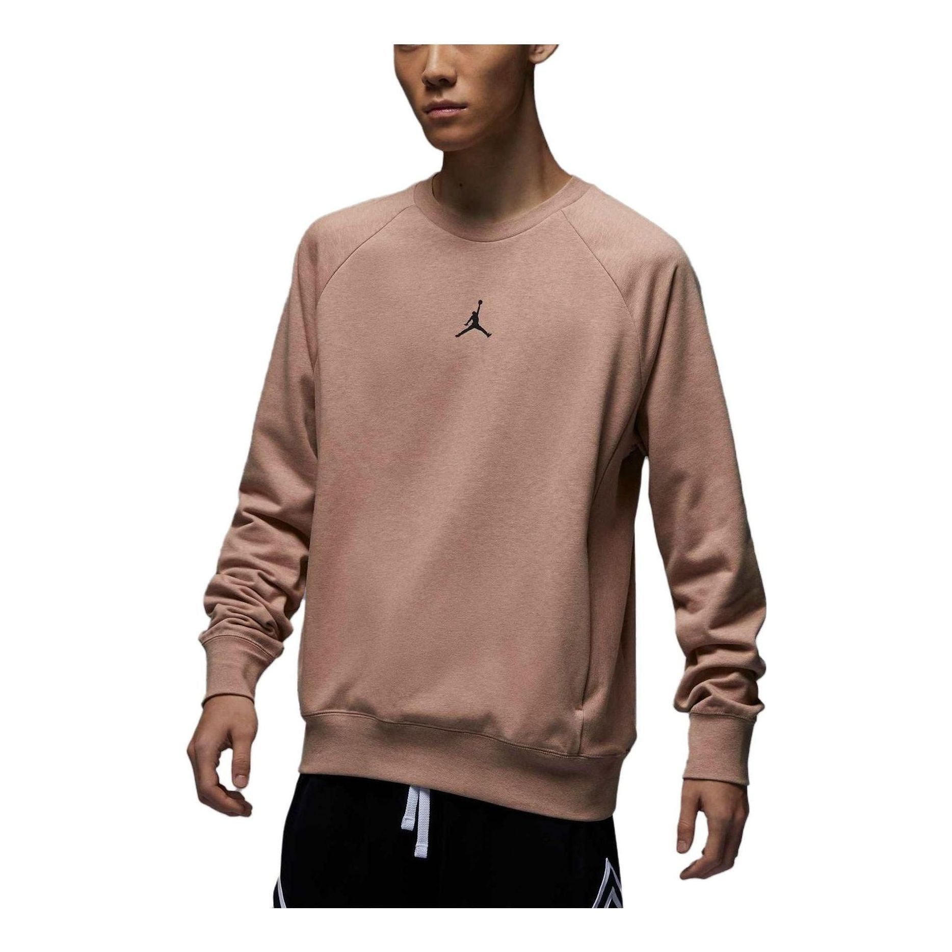 Air Jordan DRI-FIT Logo Fleece Pullover 'Light Brown' DV1287-201 sold by KicksCrew