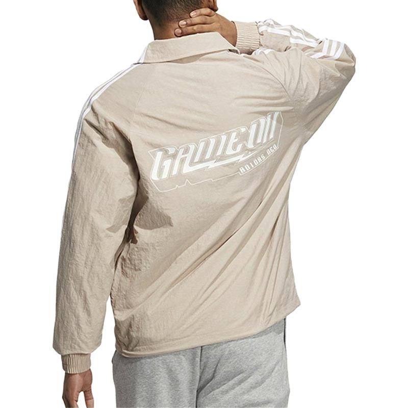 Adidas Basketball Jacket 'Beige' IA6789 sold by KicksCrew product image thumbnail 2