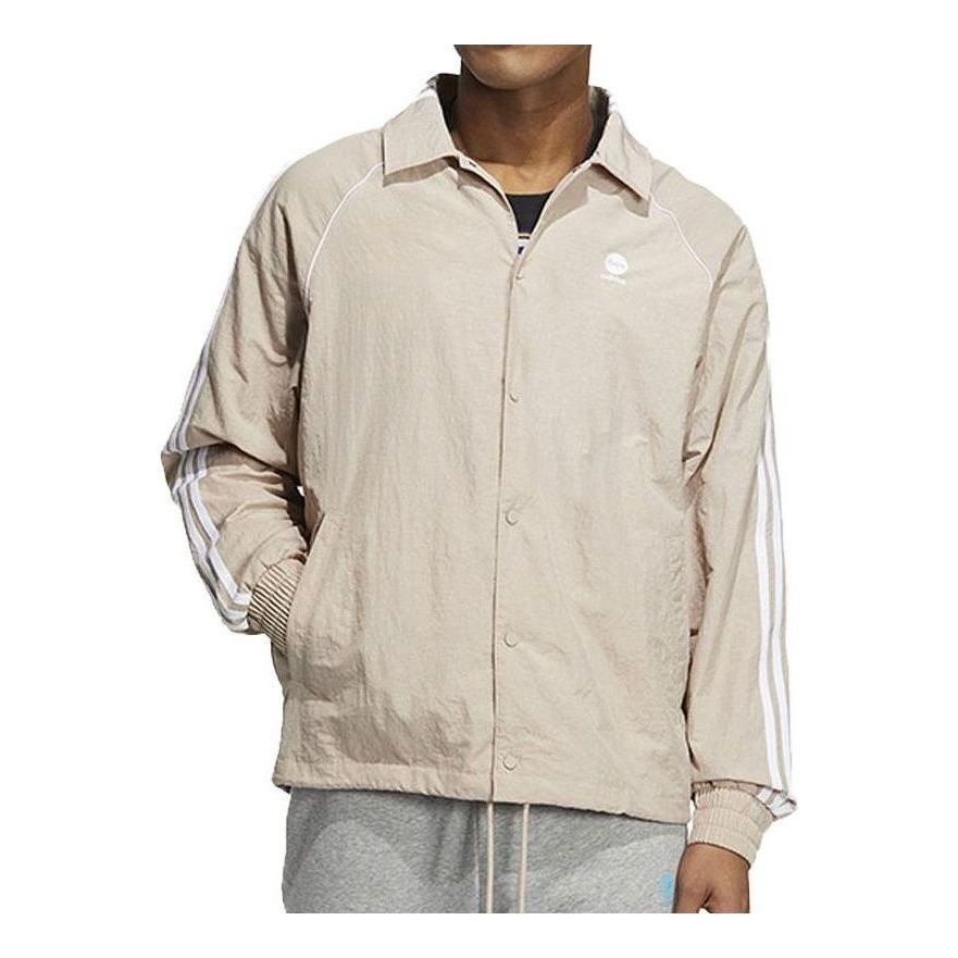 Adidas Basketball Jacket 'Beige' IA6789 sold by KicksCrew