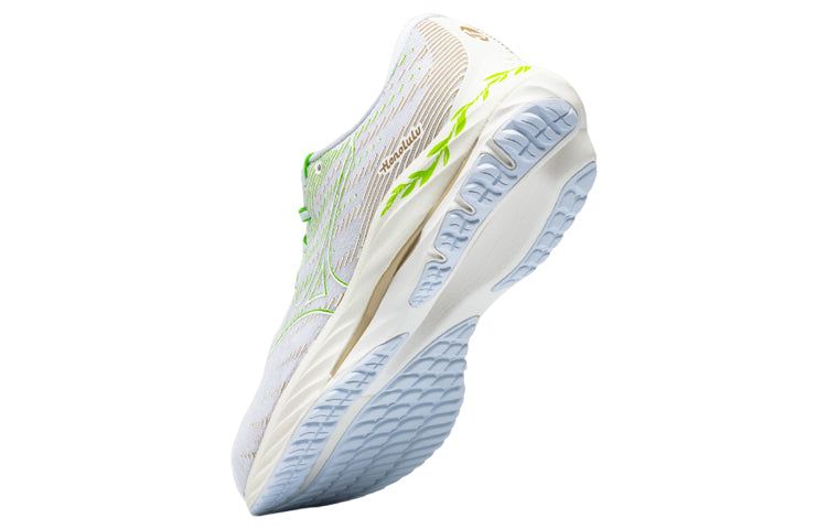 Mizuno Wave Rider 26 Sneakers 'White Green' J1GC225701 sold by KicksCrew product image thumbnail 3
