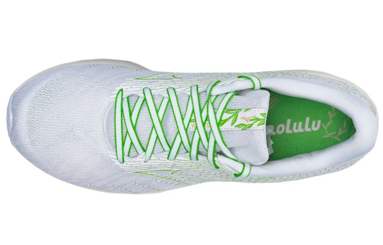 Mizuno Wave Rider 26 Sneakers 'White Green' J1GC225701 sold by KicksCrew product image thumbnail 4