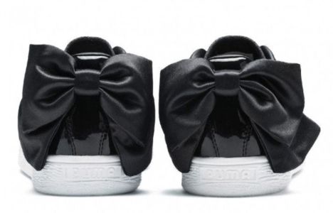 (WMNS) Puma Basket Bow Patent 'Black' 368118-01 sold by KicksCrew