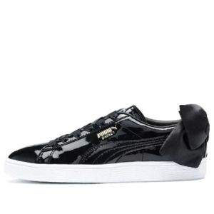 (WMNS) Puma Basket Bow Patent 'Black' 368118-01 sold by KicksCrew