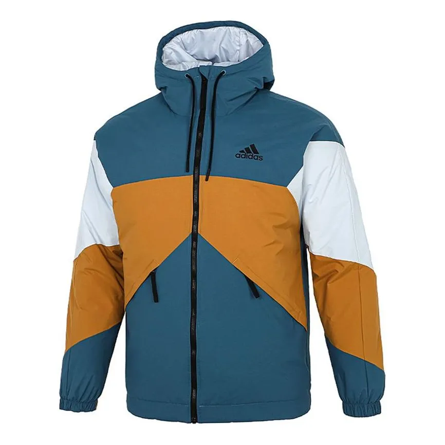 adidas Thermal Back to Sport Jacket 'Teal Brown White' GT7396 sold by KicksCrew