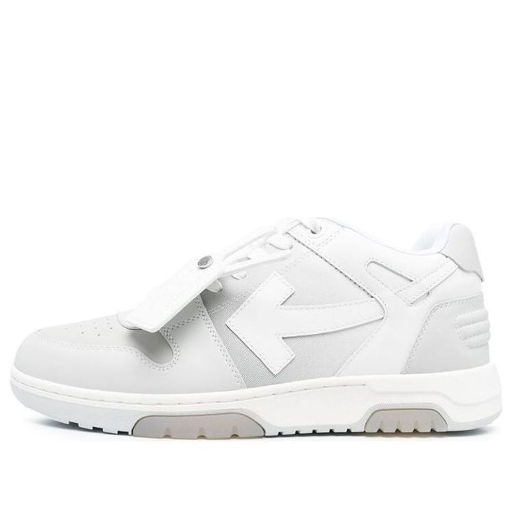 Off-White Out Of Office Low-Top Sneaker 'White Grey' OMIA189S23LEA0020501 sold by KicksCrew