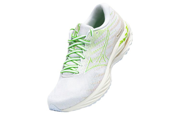 Mizuno Wave Rider 26 Sneakers 'White Green' J1GC225701 sold by KicksCrew product image thumbnail 2