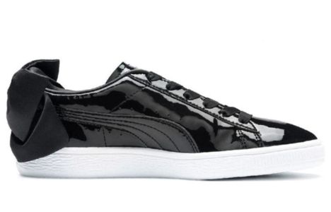 (WMNS) Puma Basket Bow Patent 'Black' 368118-01 sold by KicksCrew