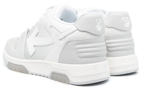 Off-White Out Of Office Low-Top Sneaker 'White Grey' OMIA189S23LEA0020501 sold by KicksCrew