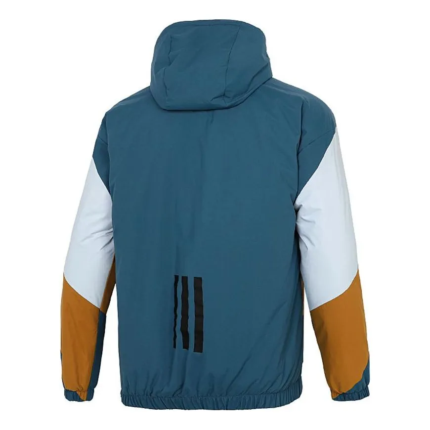 adidas Thermal Back to Sport Jacket 'Teal Brown White' GT7396 sold by KicksCrew product image thumbnail 2