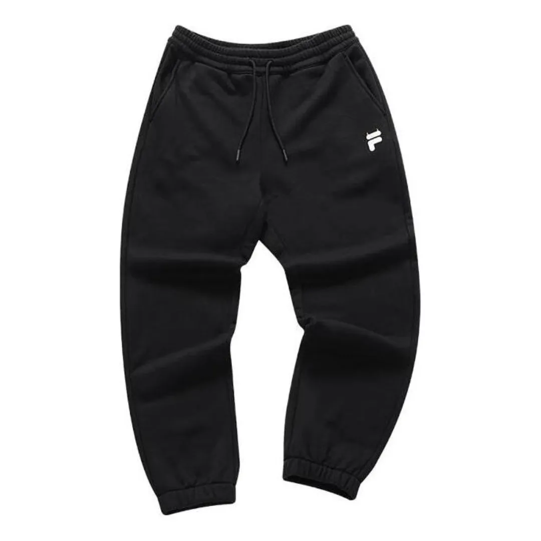 (WMNS) FILA FUSION Woven Pants 'Black' T11W343605F-BK sold by KicksCrew