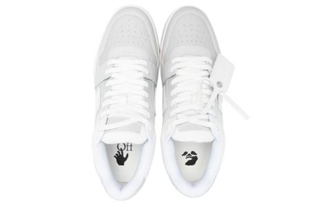 Off-White Out Of Office Low-Top Sneaker 'White Grey' OMIA189S23LEA0020501 sold by KicksCrew