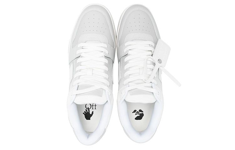 Off-White Out Of Office Low-Top Sneaker 'White Grey' OMIA189S23LEA0020501 sold by KicksCrew product image thumbnail 3