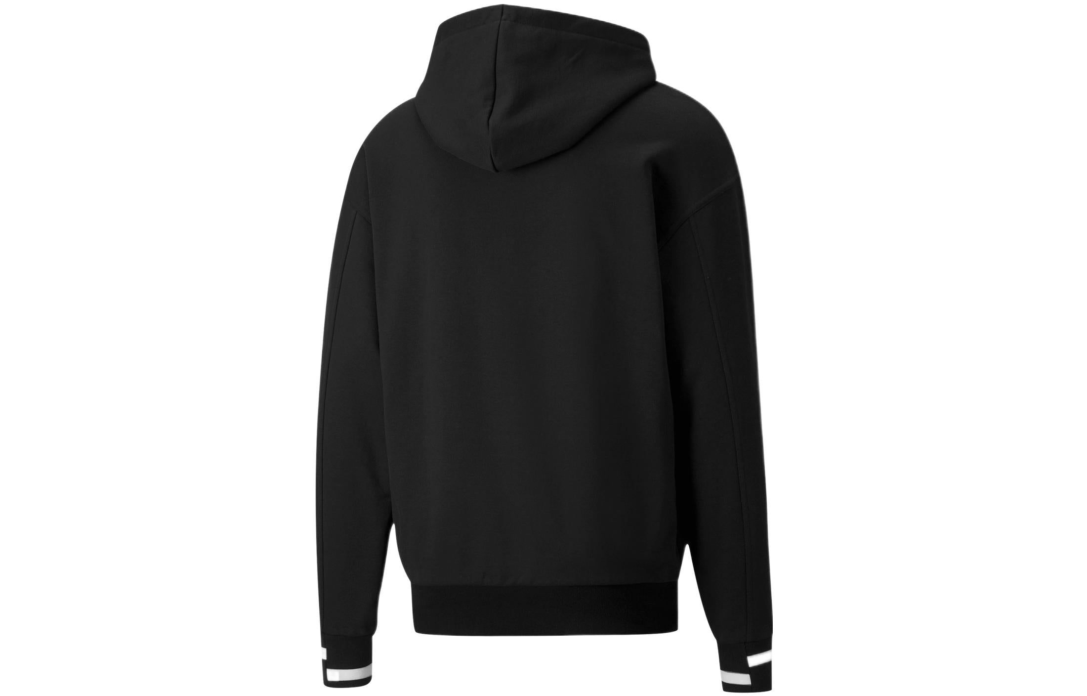Puma Logo Classics Hoodie 'Black' 533204-01 sold by KicksCrew product image thumbnail 2