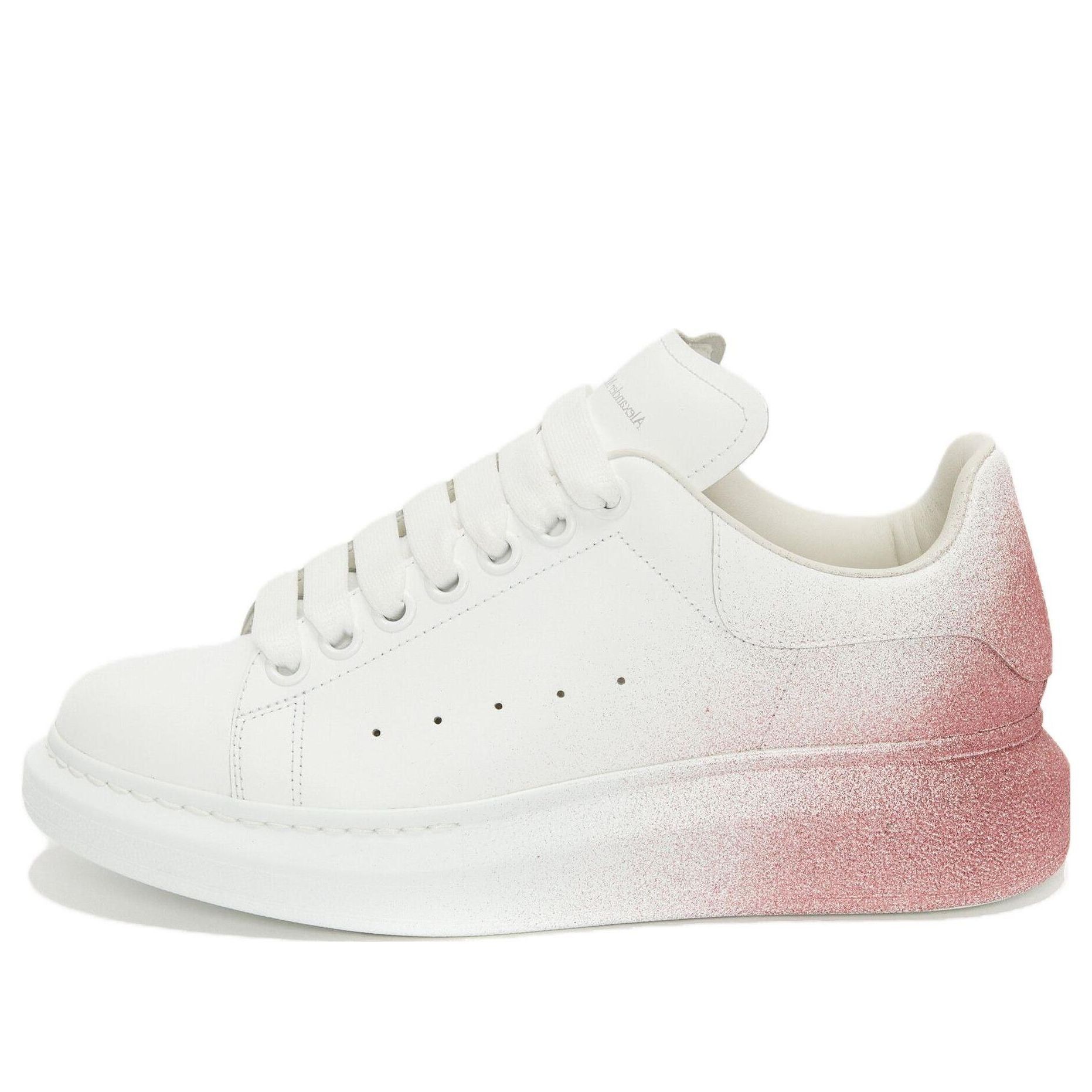 (WMNS) Alexander McQueen Oversized Sneakers 'White Pink' 685672WIB9M9287 sold by KicksCrew